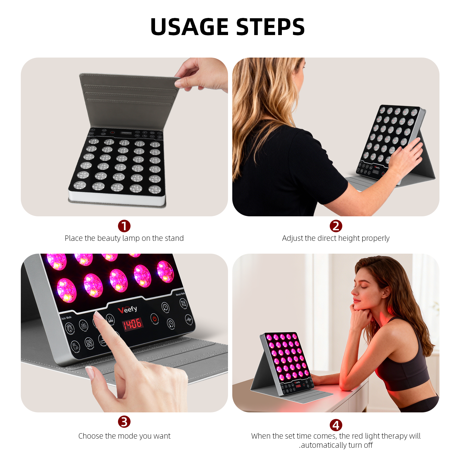Red Light Therapy Panel V-F48