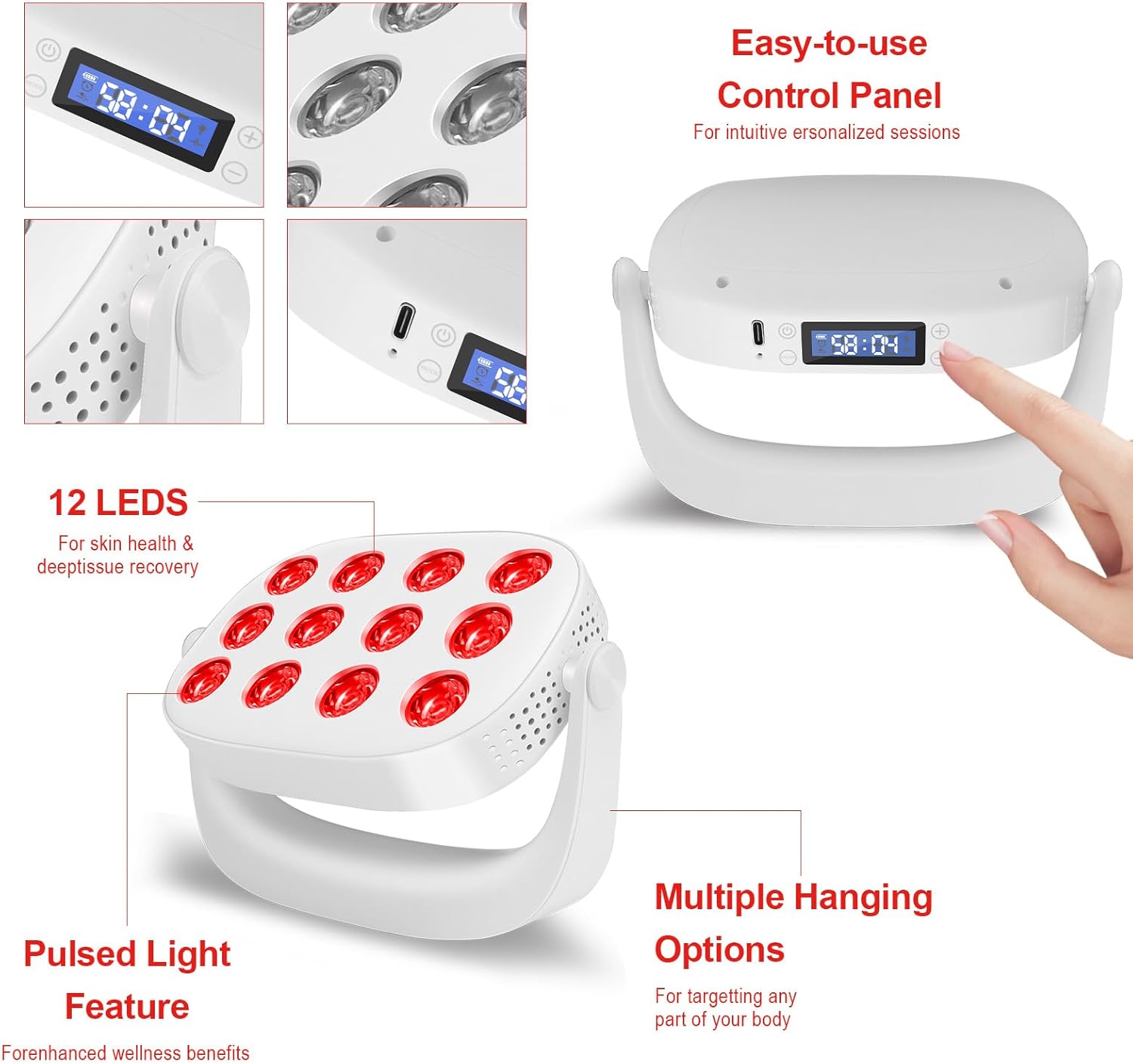 Portable Red Light Therapy V-P60