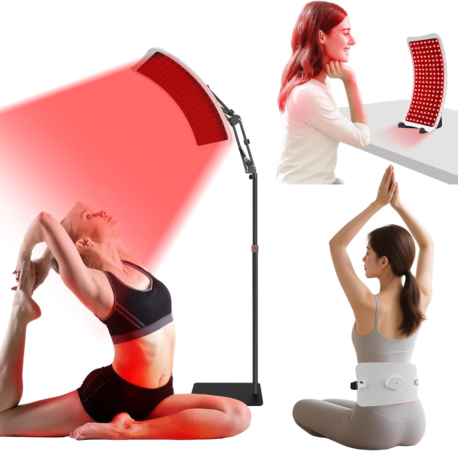 Red Light Therapy with Stand V-P24